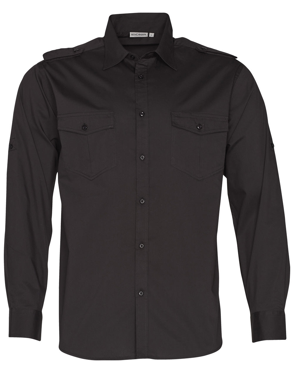 Men's Long Sleeve Military Shirt - M7912