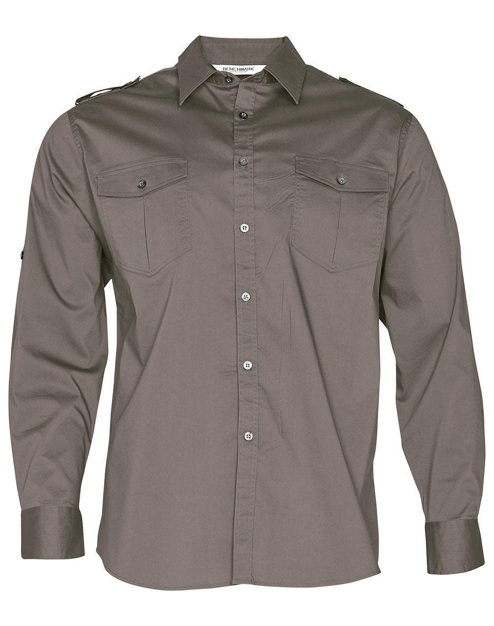 Men's Long Sleeve Military Shirt - M7912