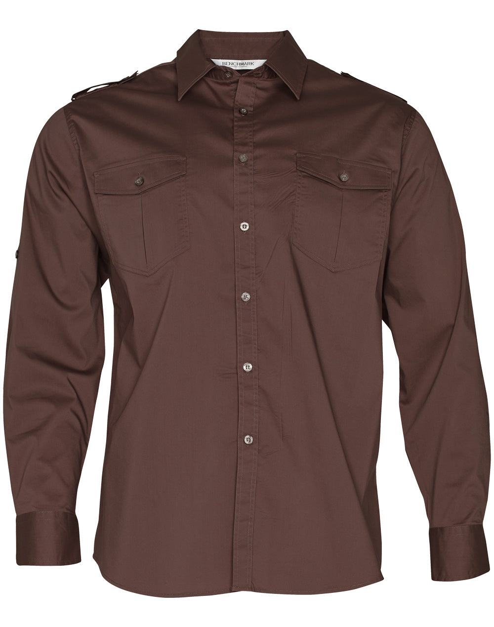 Men's Long Sleeve Military Shirt - M7912