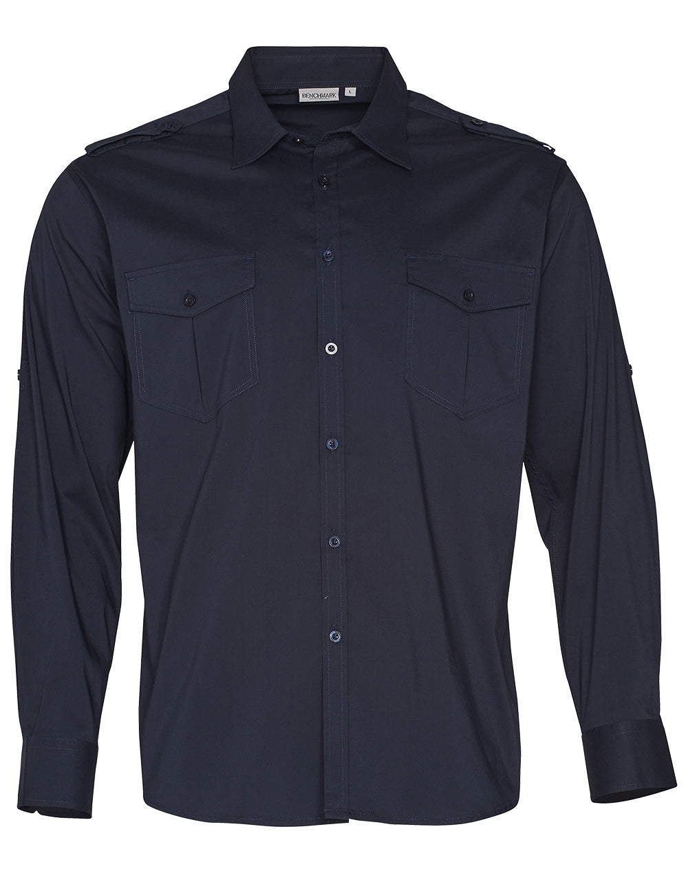 Men's Long Sleeve Military Shirt - M7912