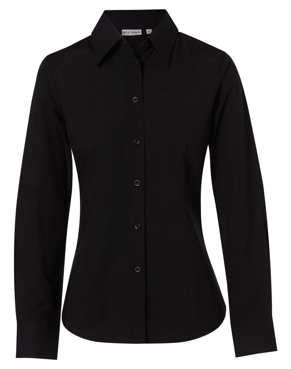 Women's Cotton/Poly Stretch L/S Shirt - M8020L