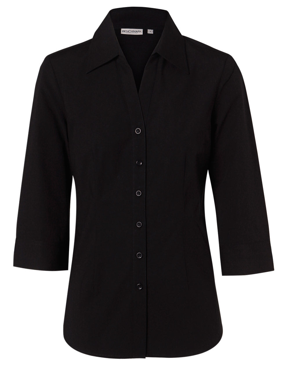 Women's Cotton/Poly Stretch 3/4 Sleeve Shirt - M8020Q