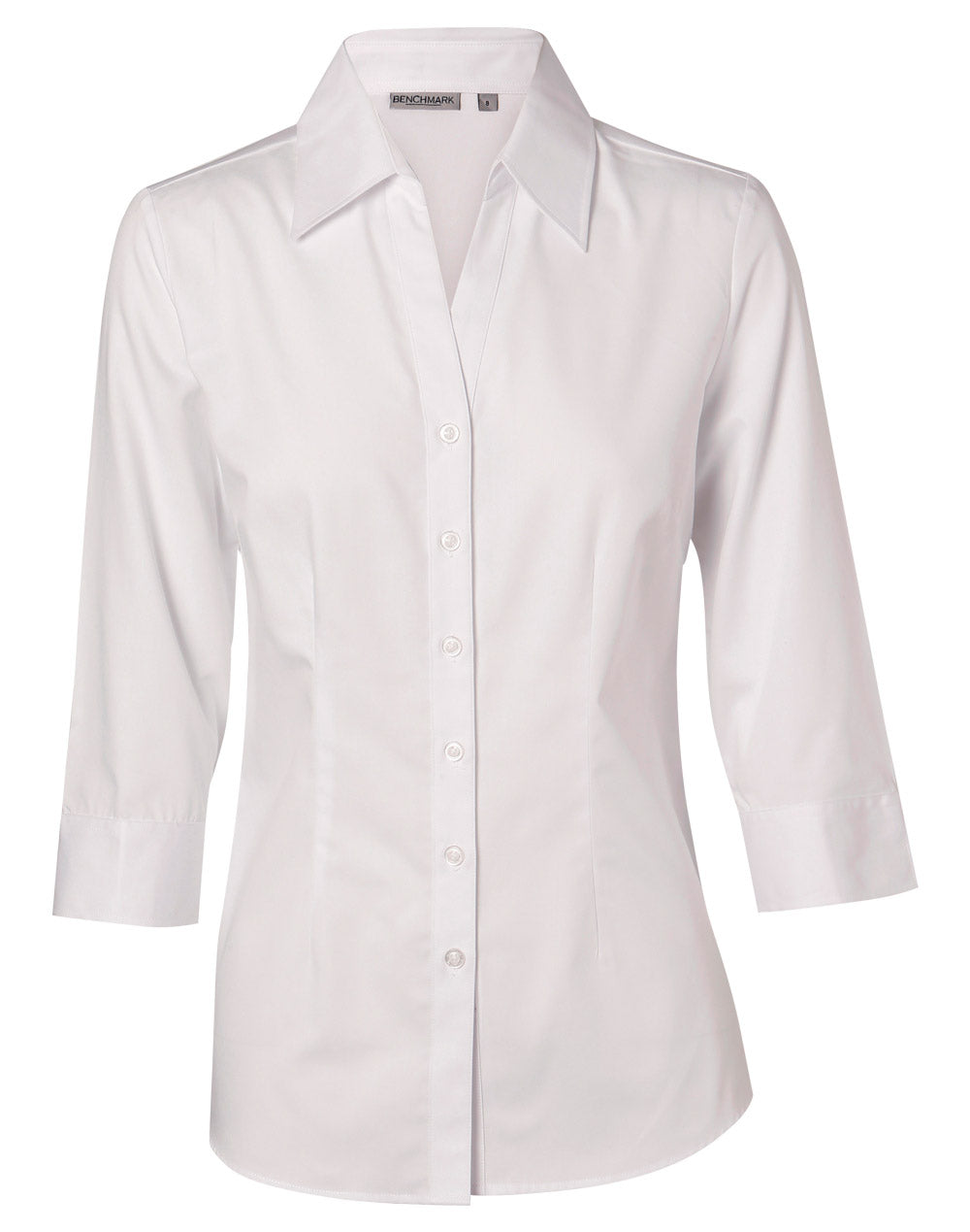 Women's Cotton/Poly Stretch 3/4 Sleeve Shirt - M8020Q