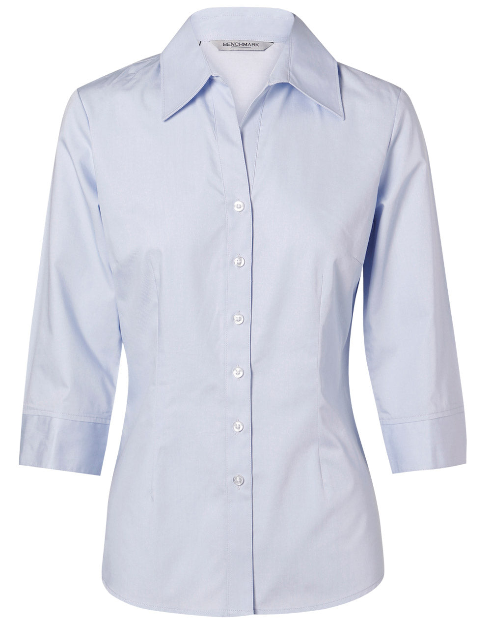 Women's Fine Twill 3/4 Sleeve Shirt - M8030Q