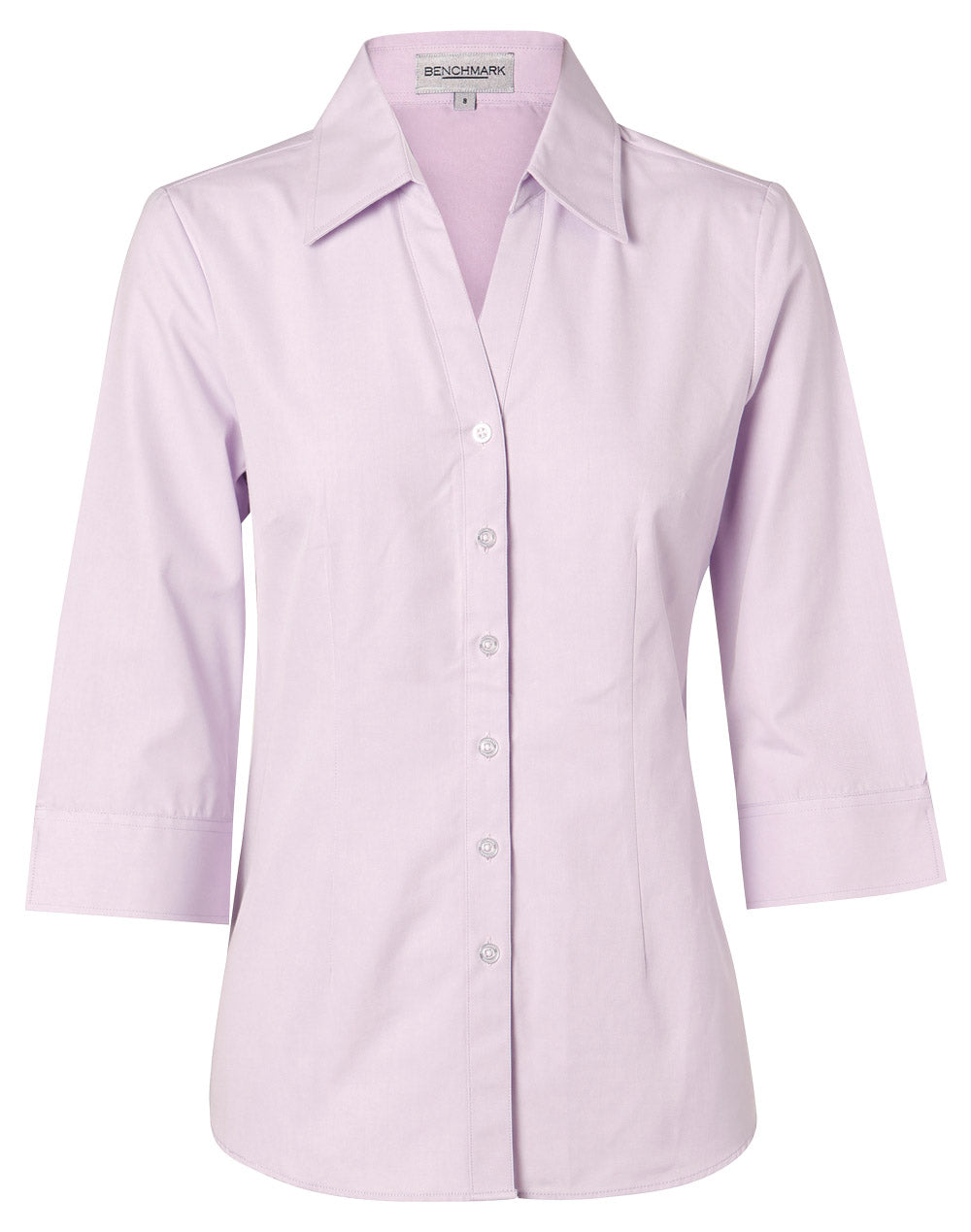 Women's CVC Oxford 3/4 Sleeve Shirt - M8040Q