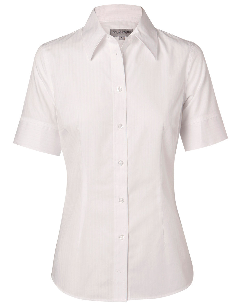 Women's Self Stripe S/S Shirt - M8100S