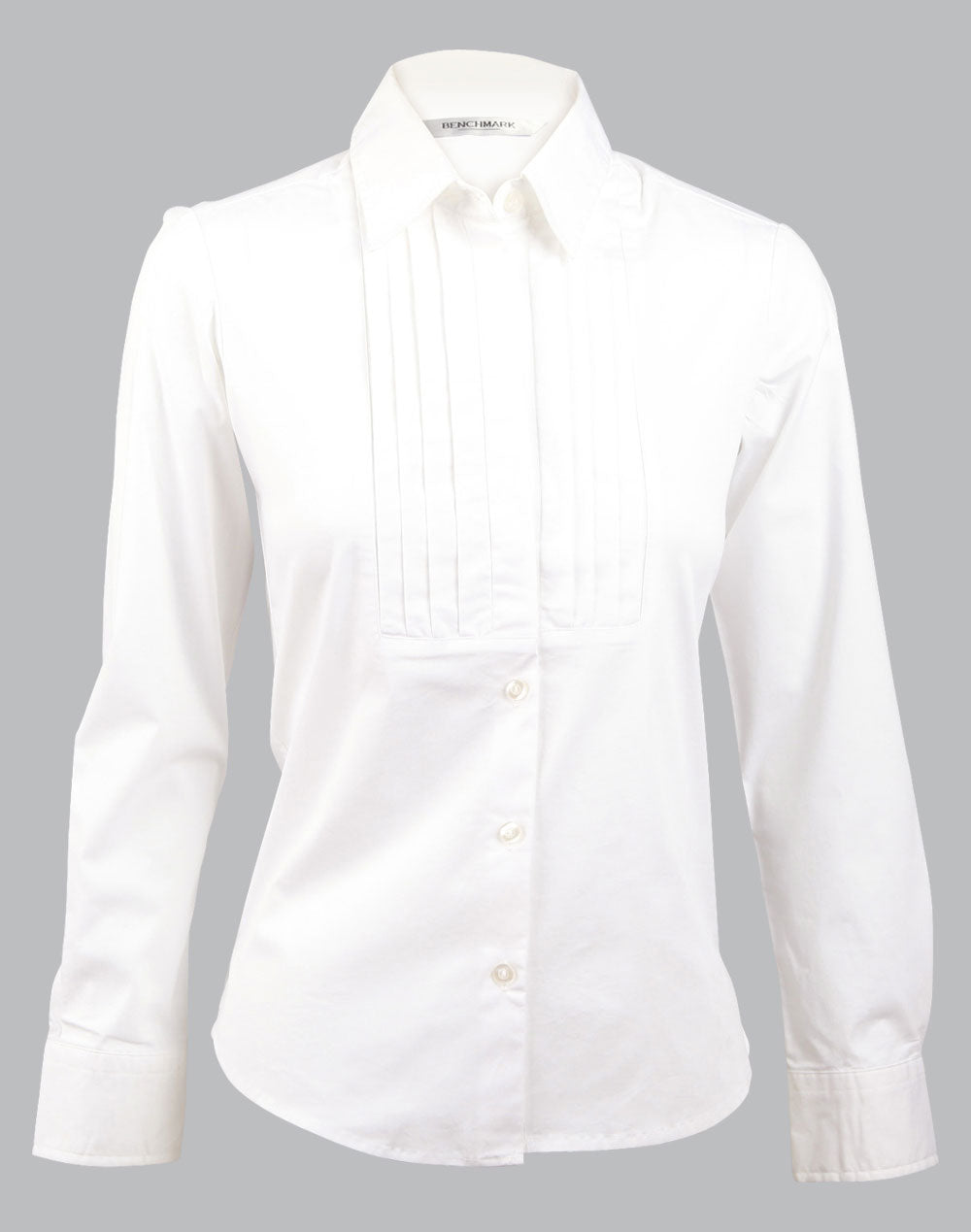 Women's Stretch Tuck Front Long Sleeve Shirt - M8192