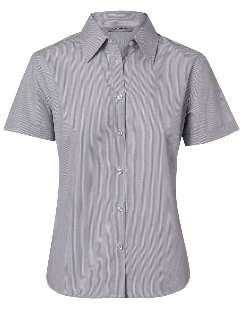 Women's Fine Stripe S/S Shirt - M8211