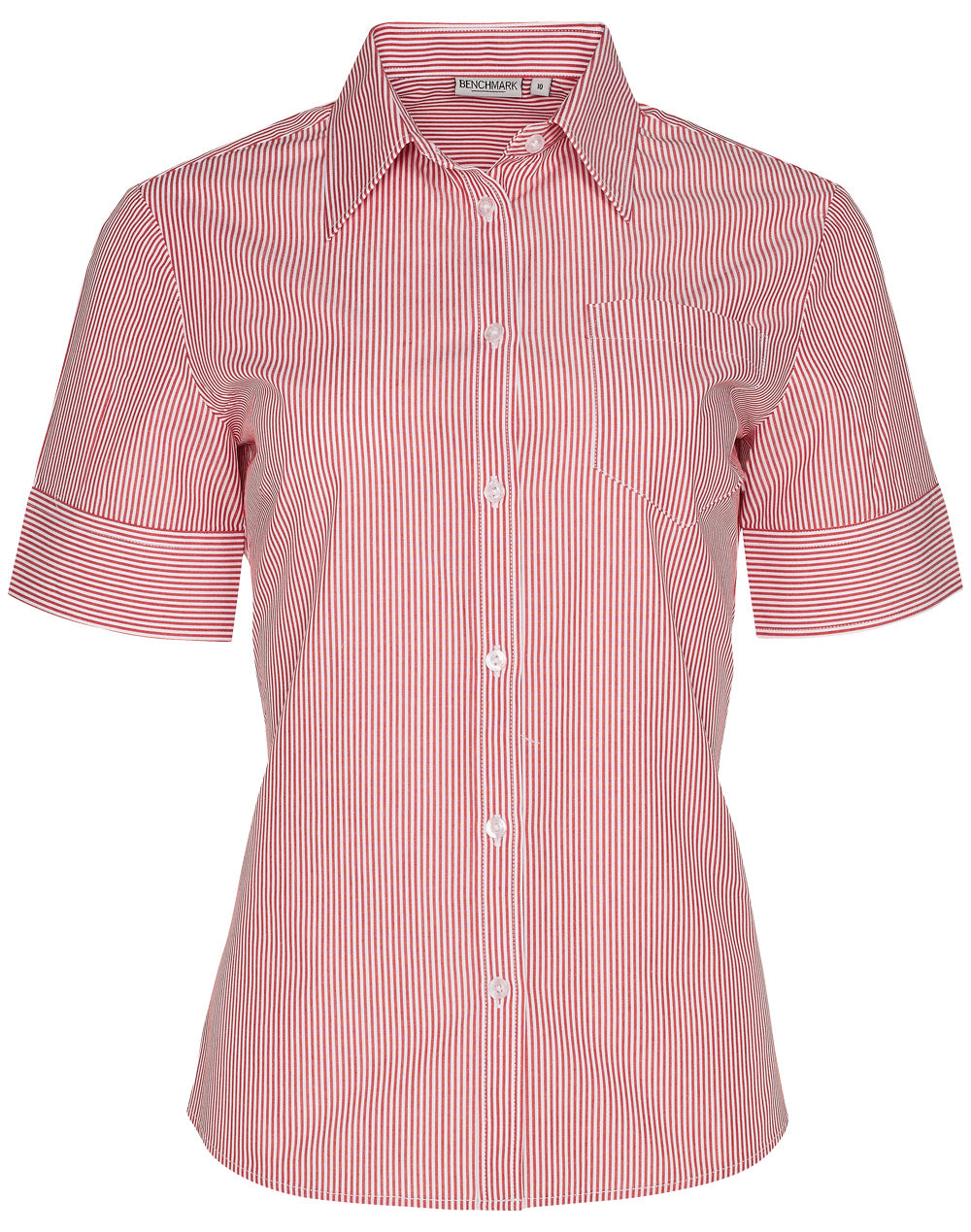Women's Balance Stripe Short Sleeve Shirt - M8234