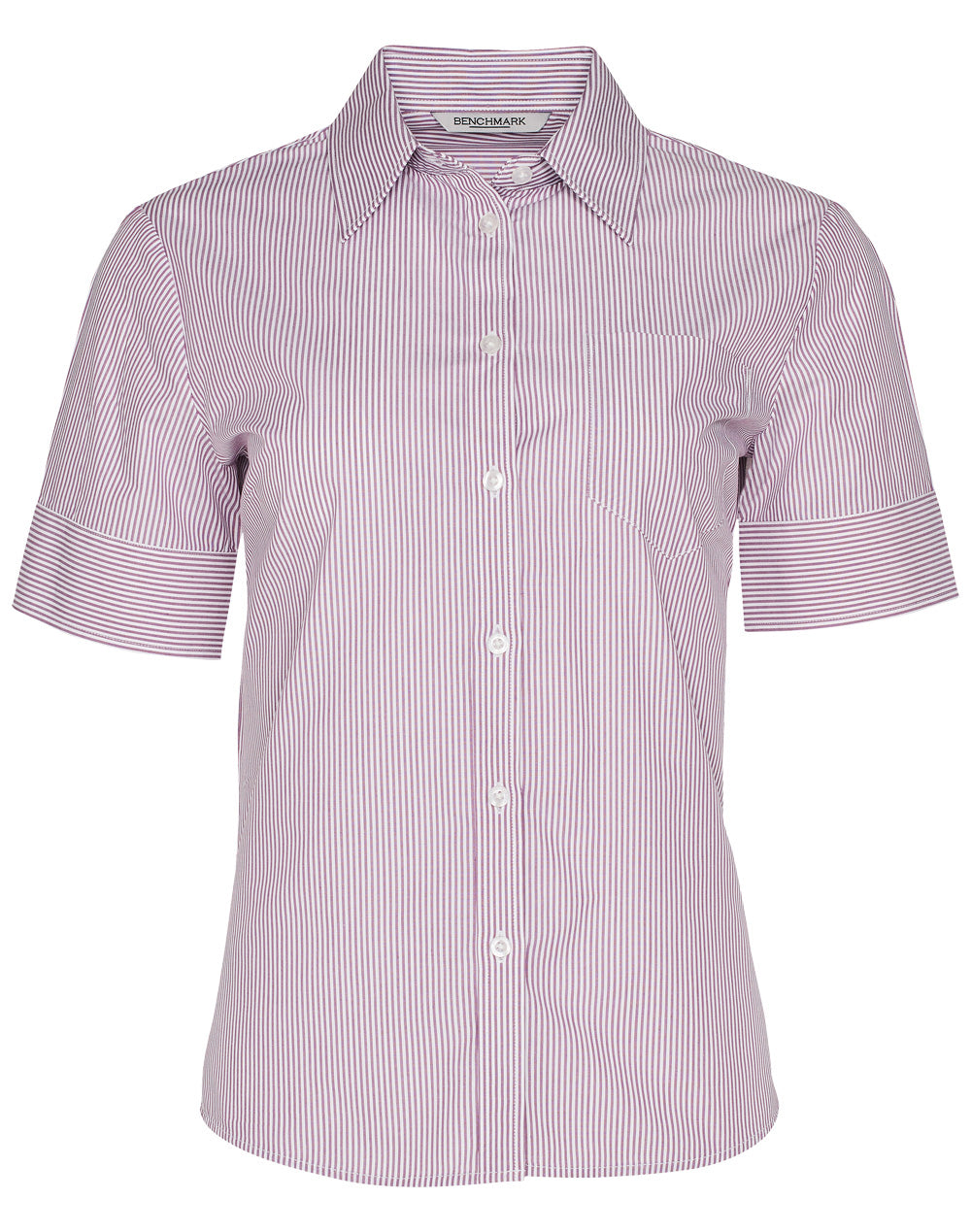 Women's Balance Stripe Short Sleeve Shirt - M8234
