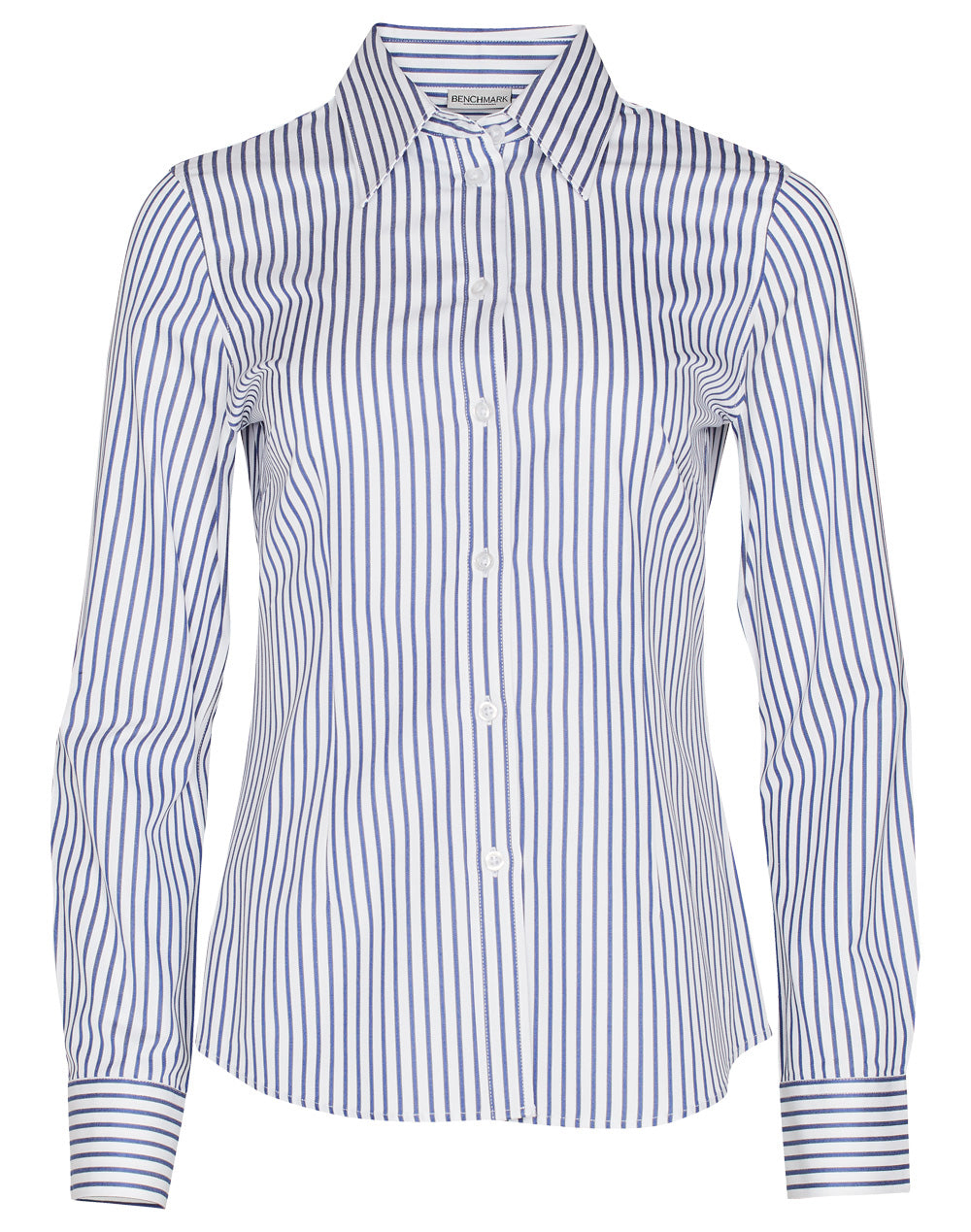 Women's Sateen Stripe L/S Shirt - M8310L