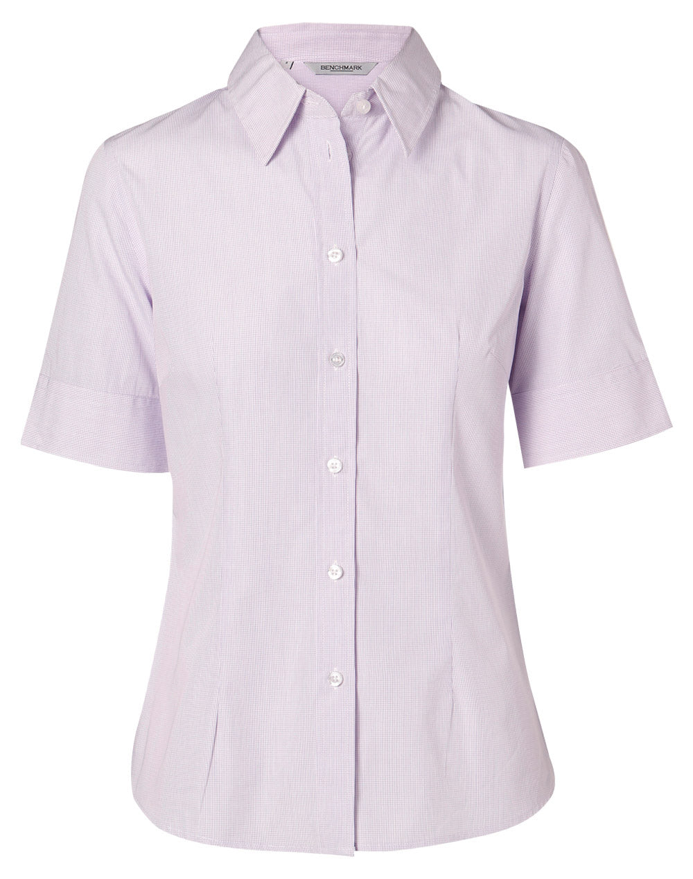Women's Mini Check S/S Shirt - M8360S