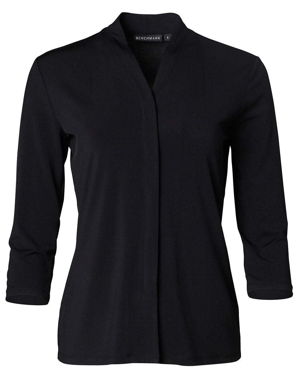Ladies' Mid Sleeve Shawline Knit Top - M8830