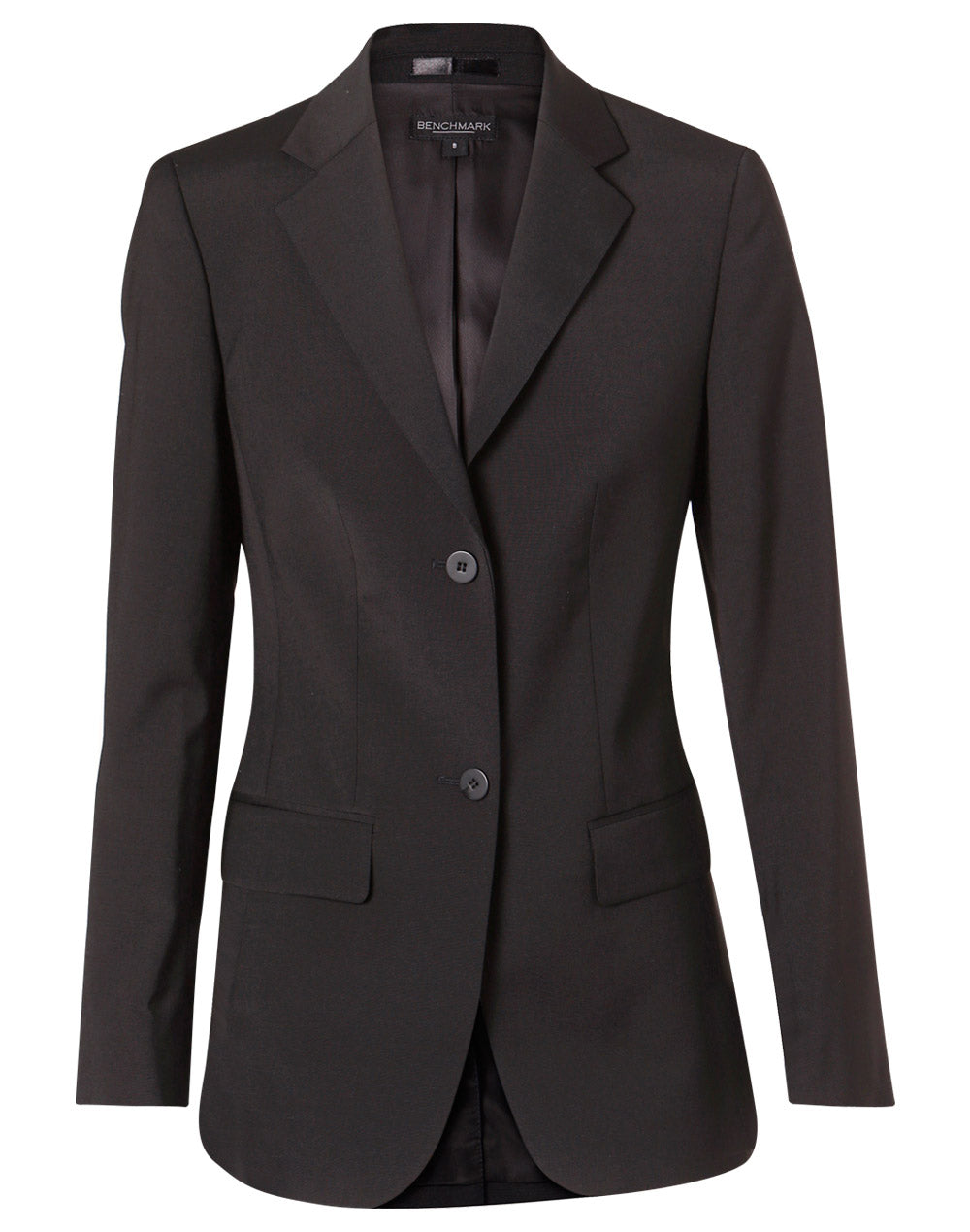 Women's Stretch Wool Blend Mid Length Jacket - M9200