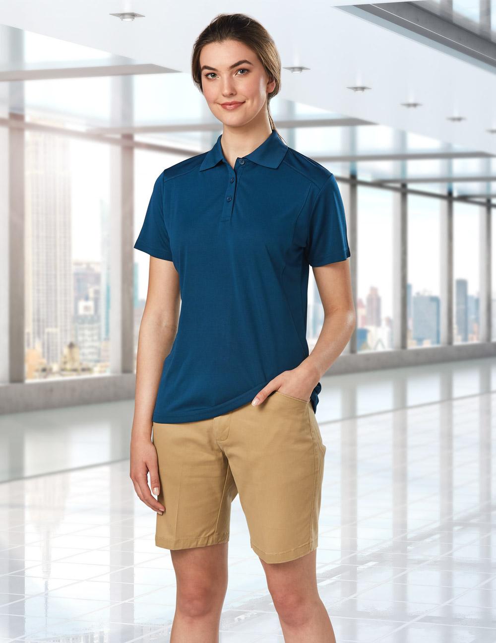 Ladies' Stretch Cotton Chino Shorts - M9391