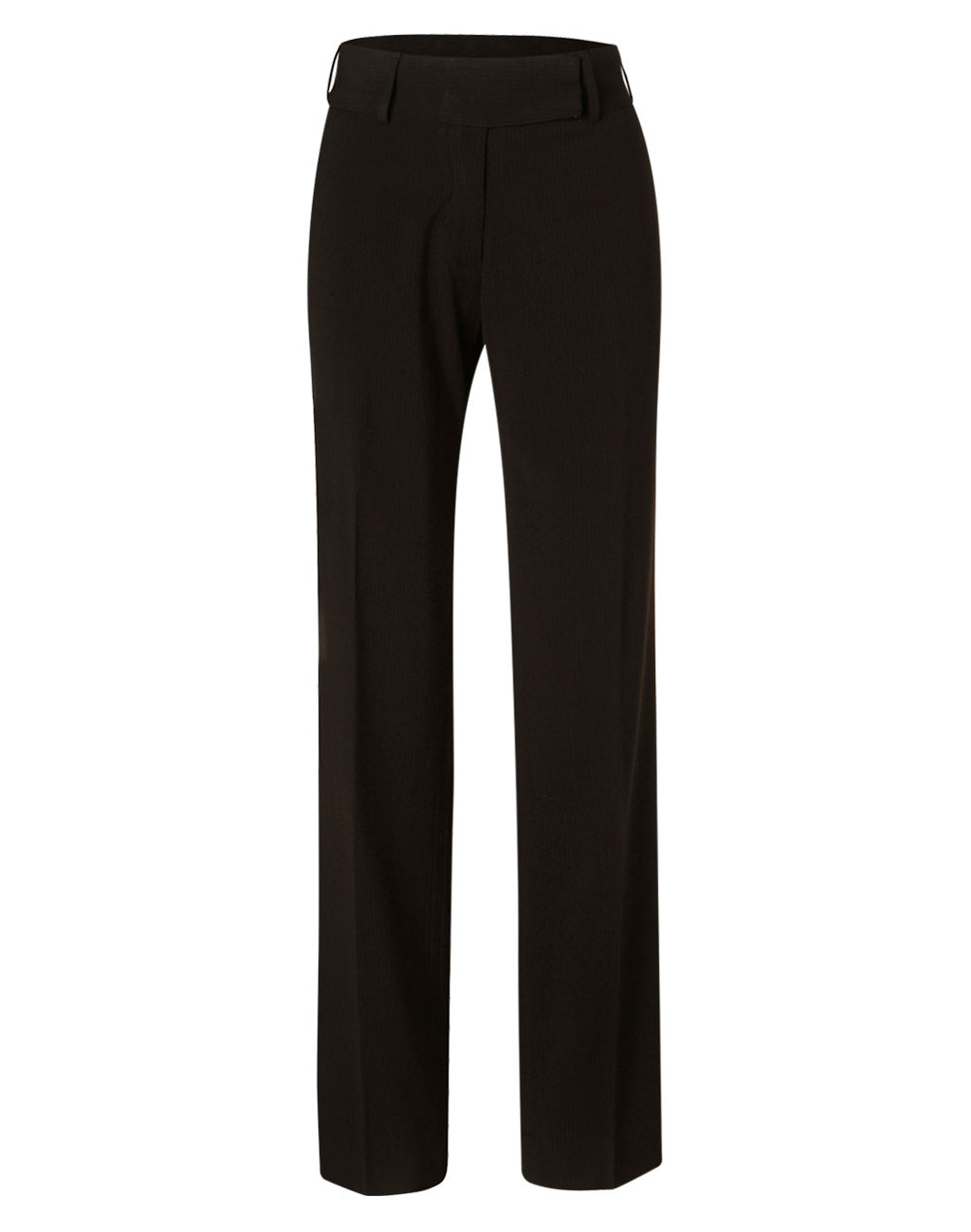 Women's Low Rise Pants in Poly/Viscose Stretch Stripe - M9430