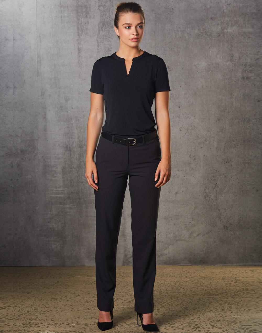 Women's Flexi Waist Utility Pants in Poly/Viscose Stretch - M9440