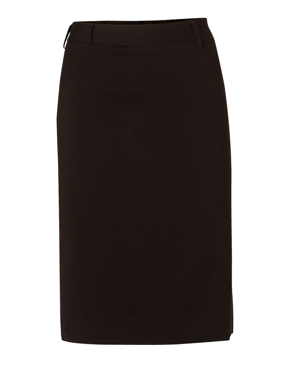 Women's Mid Length Lined Pencil Skirt in Poly/Viscose Stretch - M9471