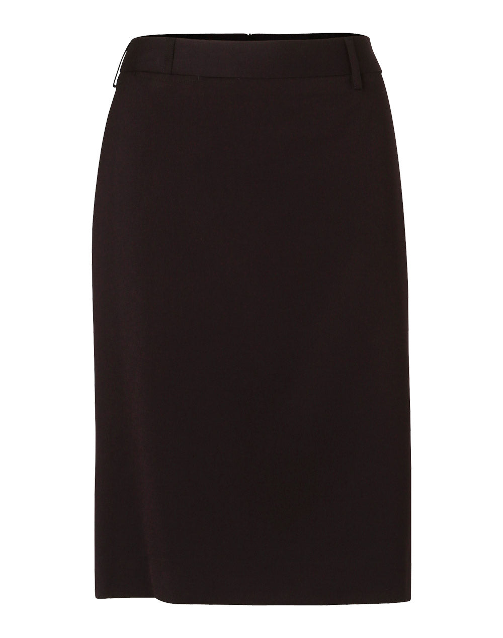 Women's Mid Length Lined Pencil Skirt in Poly/Viscose Stretch - M9471