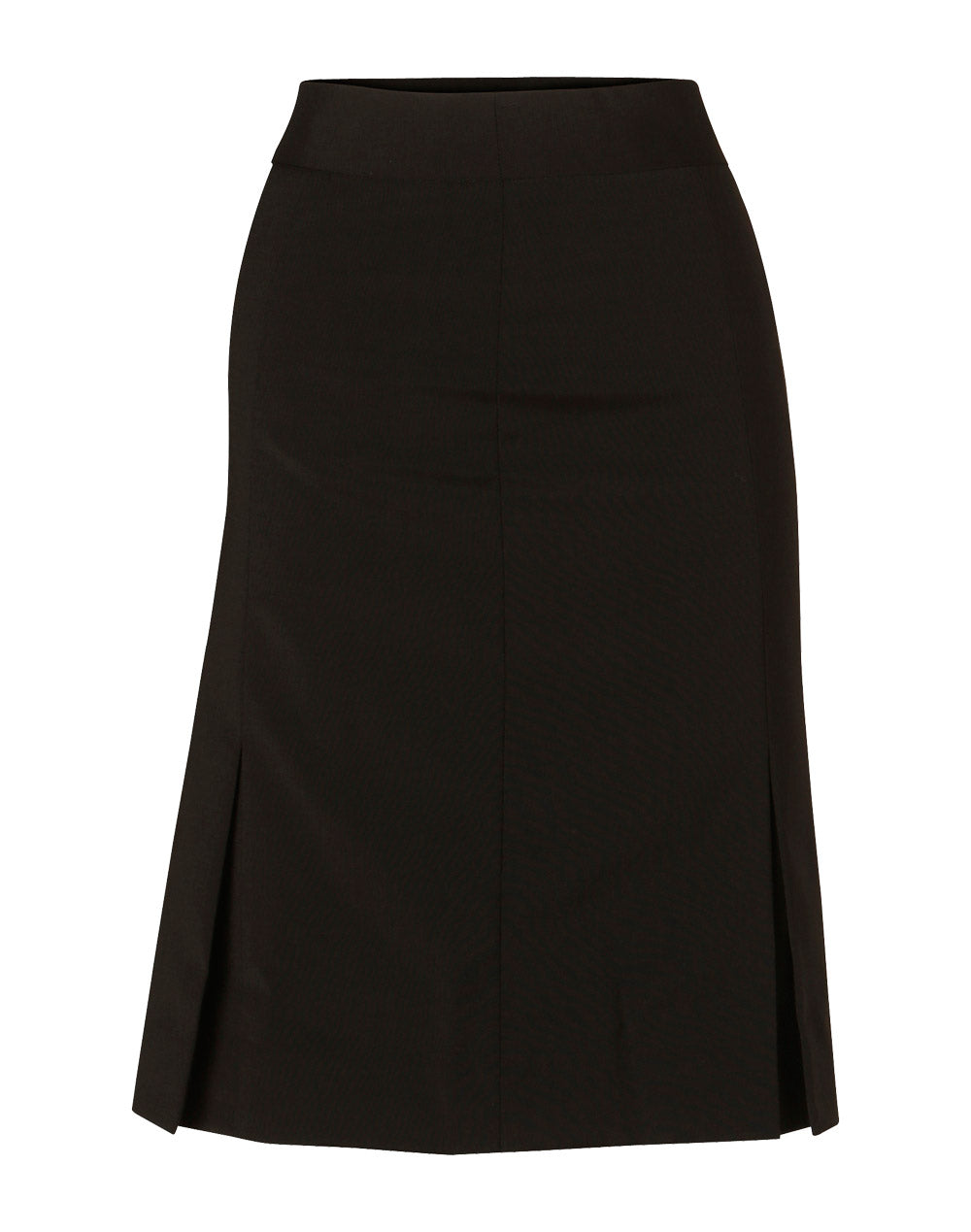 Women's Pleated Skirt in Wool Stretch - M9473