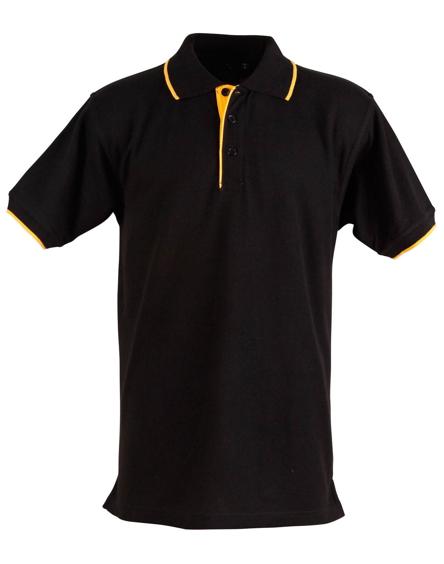 Mens S/L pique polo contrast - PS08