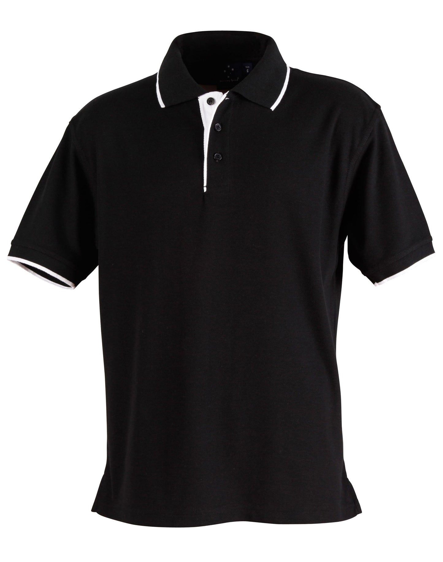 Mens S/L pique polo contrast - PS08