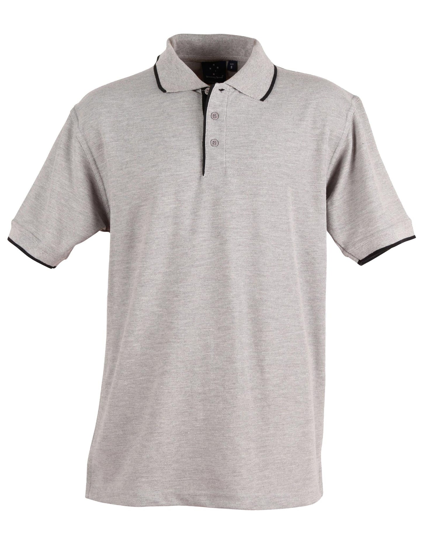 Mens S/L pique polo contrast - PS08