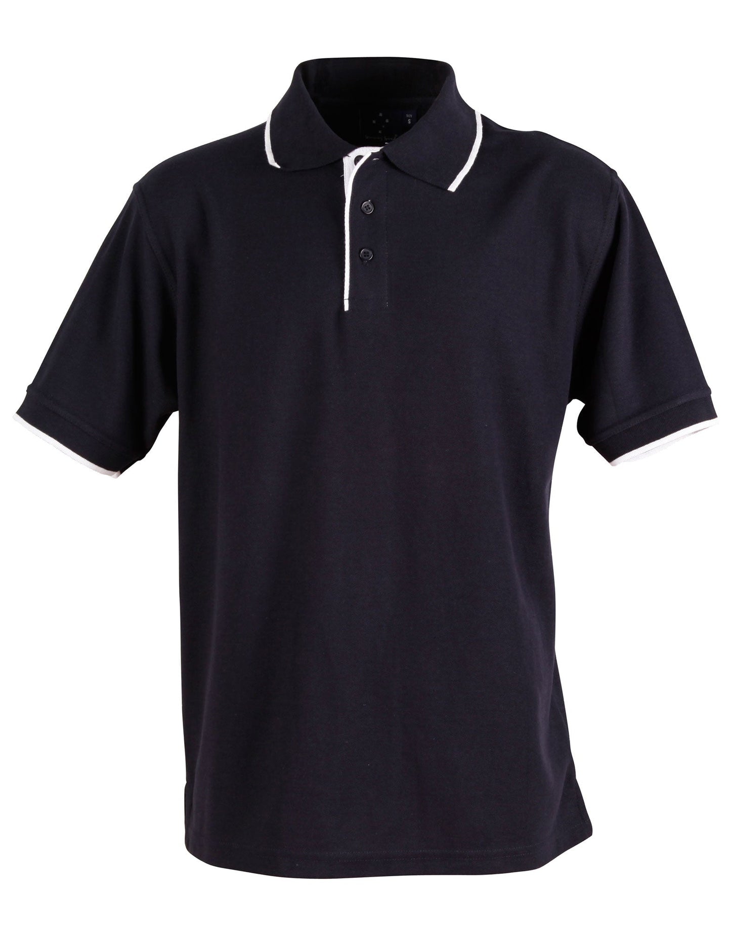 Mens S/L pique polo contrast - PS08