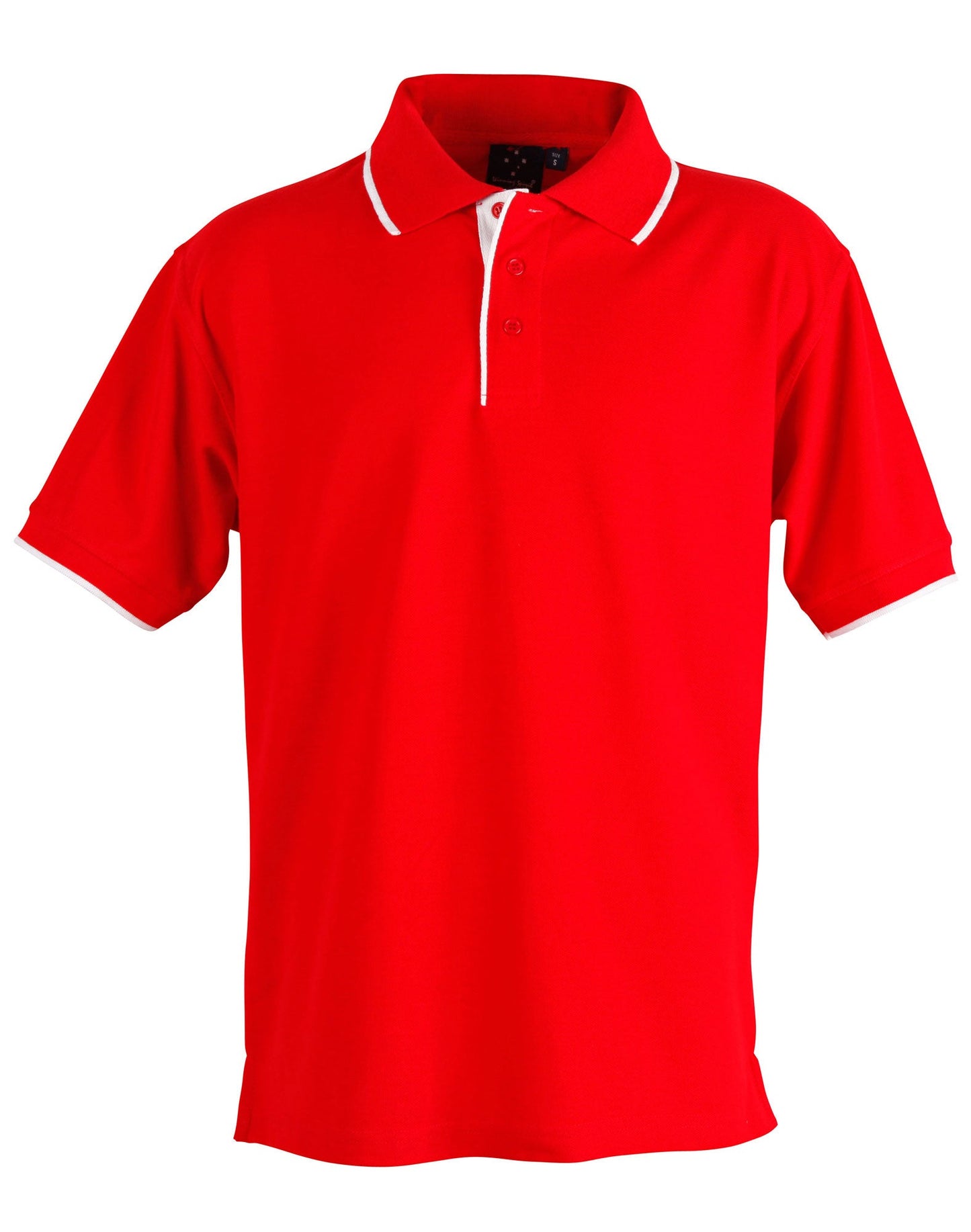 Mens S/L pique polo contrast - PS08