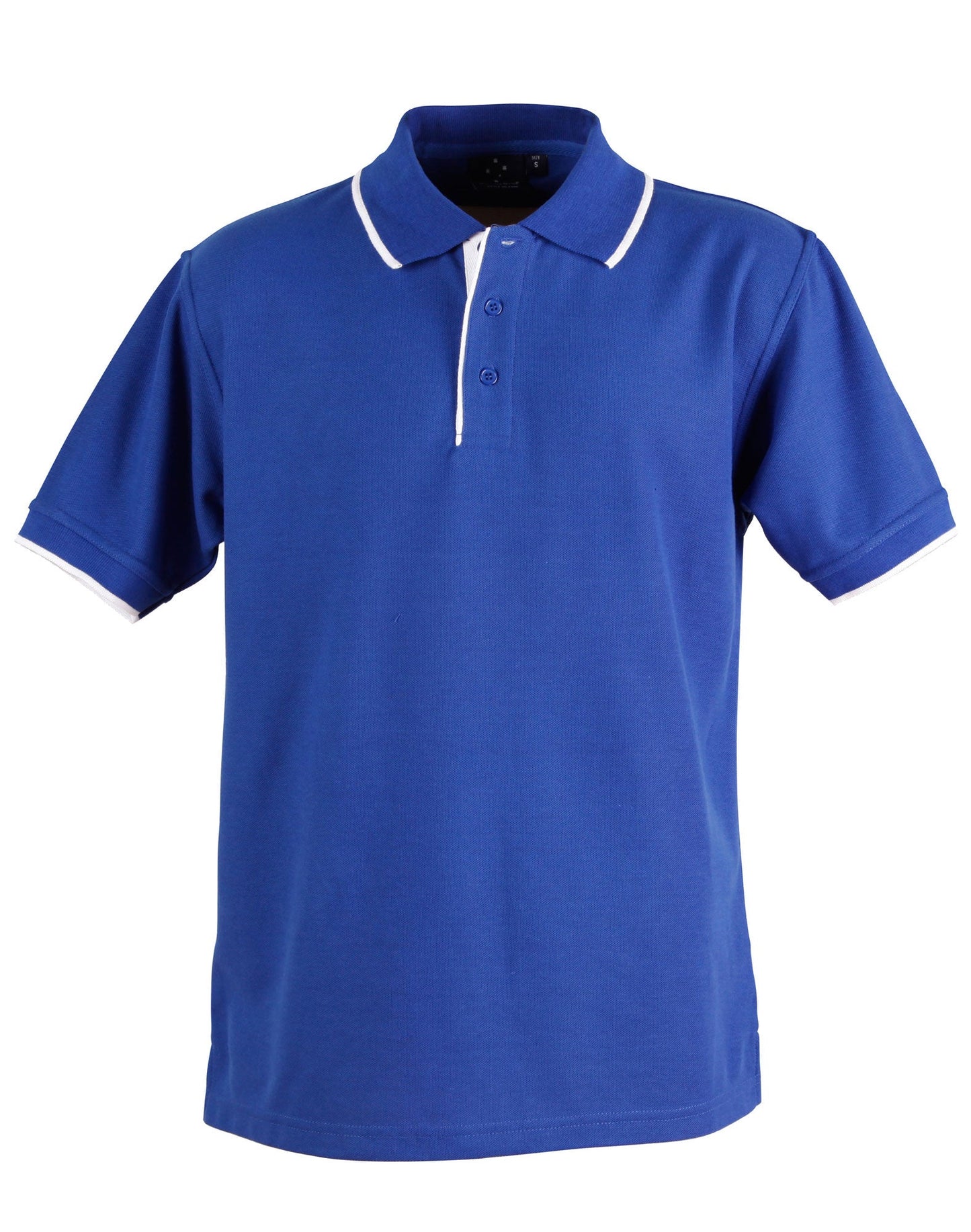 Mens S/L pique polo contrast - PS08