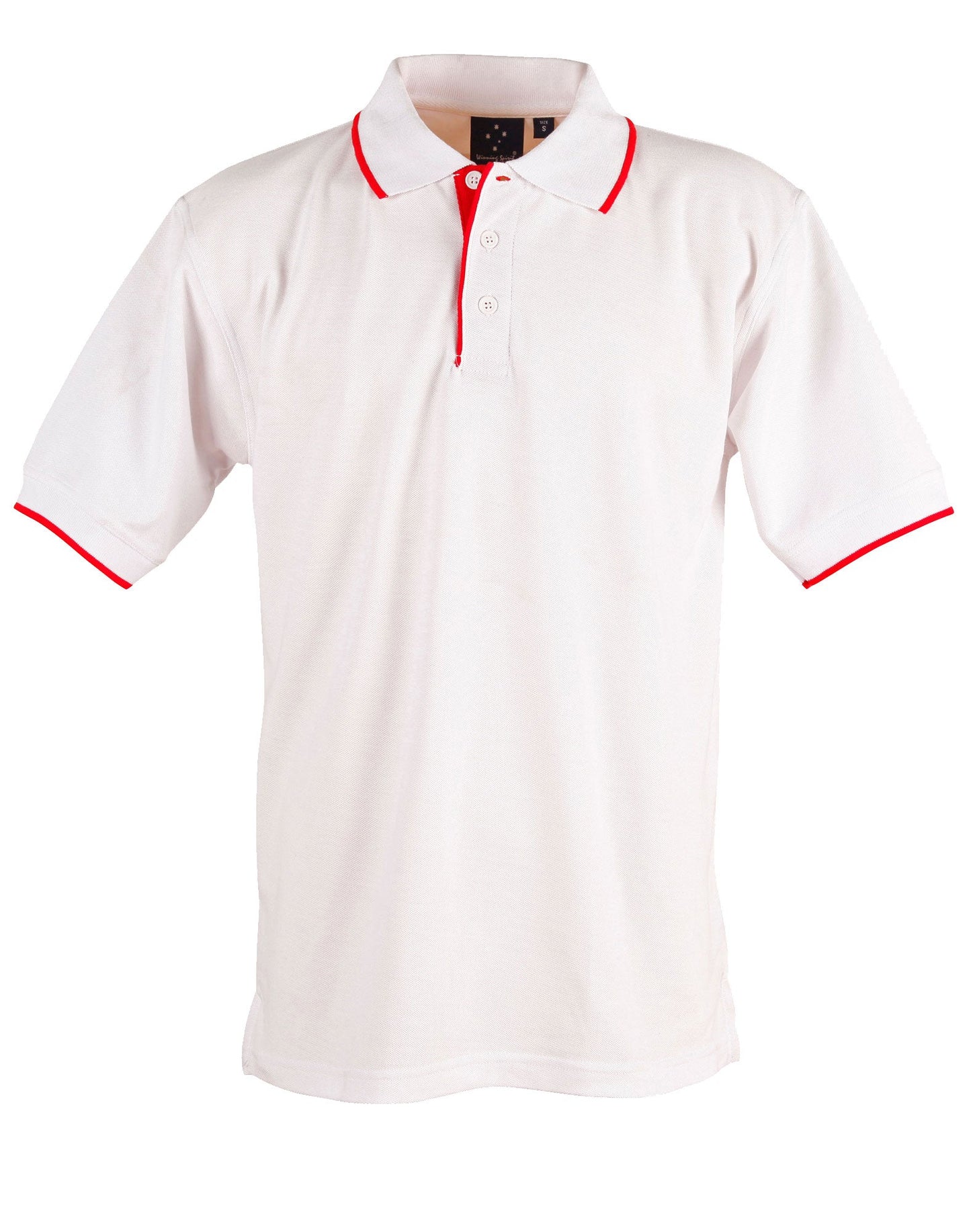 Mens S/L pique polo contrast - PS08