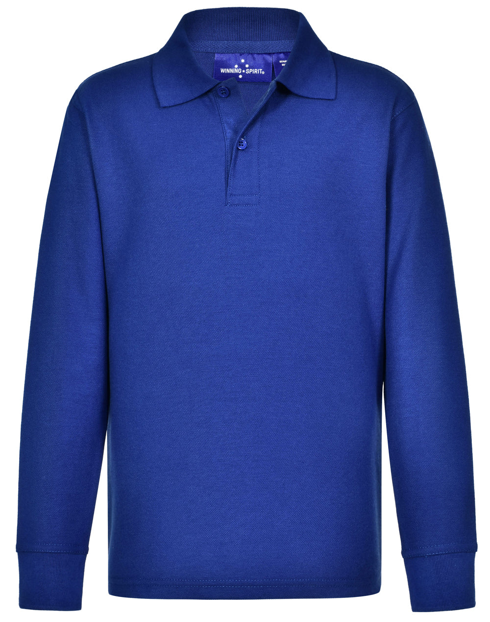 Kids' 240gsm Poly/Cotton Pique L/S Polo - PS12K