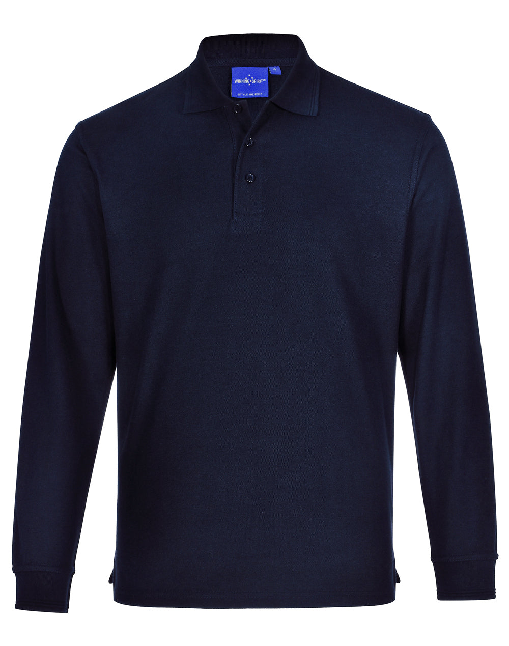 Adults' 240gsm Poly/Cotton Pique L/S Polo - PS12
