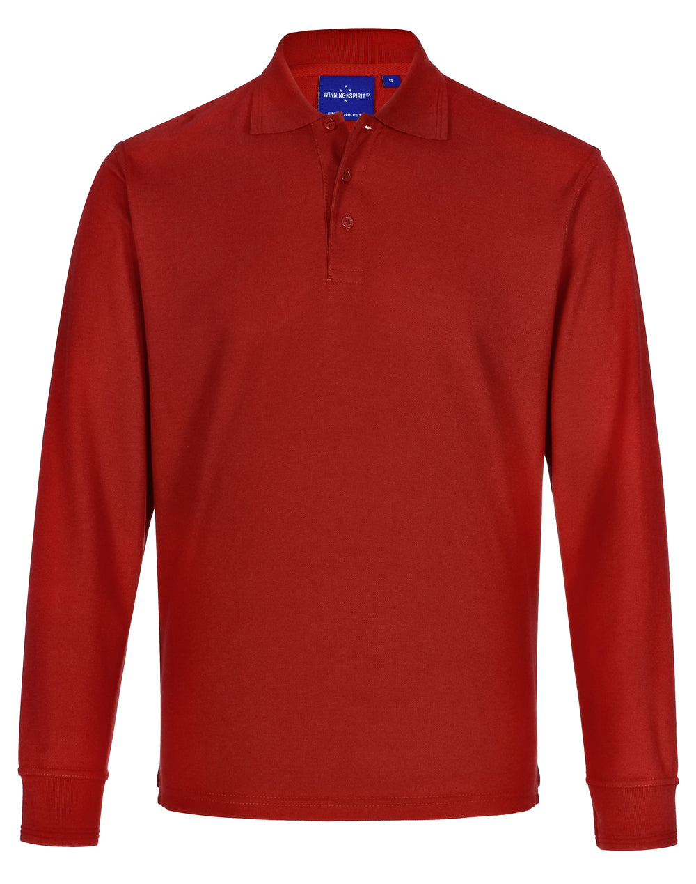 Adults' 240gsm Poly/Cotton Pique L/S Polo - PS12