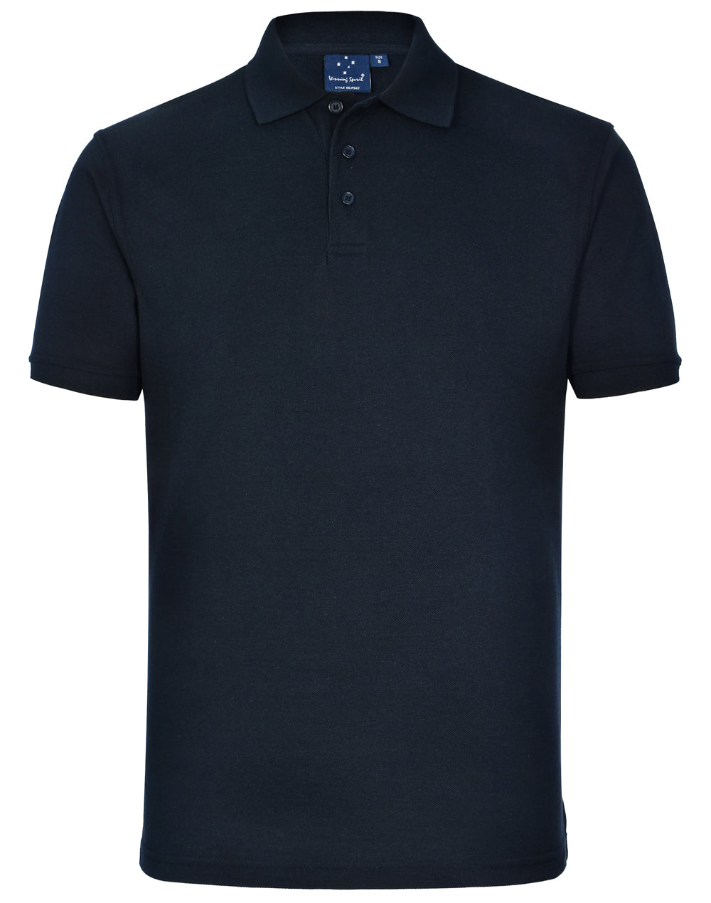mens tight pique knit S/S polo - PS22