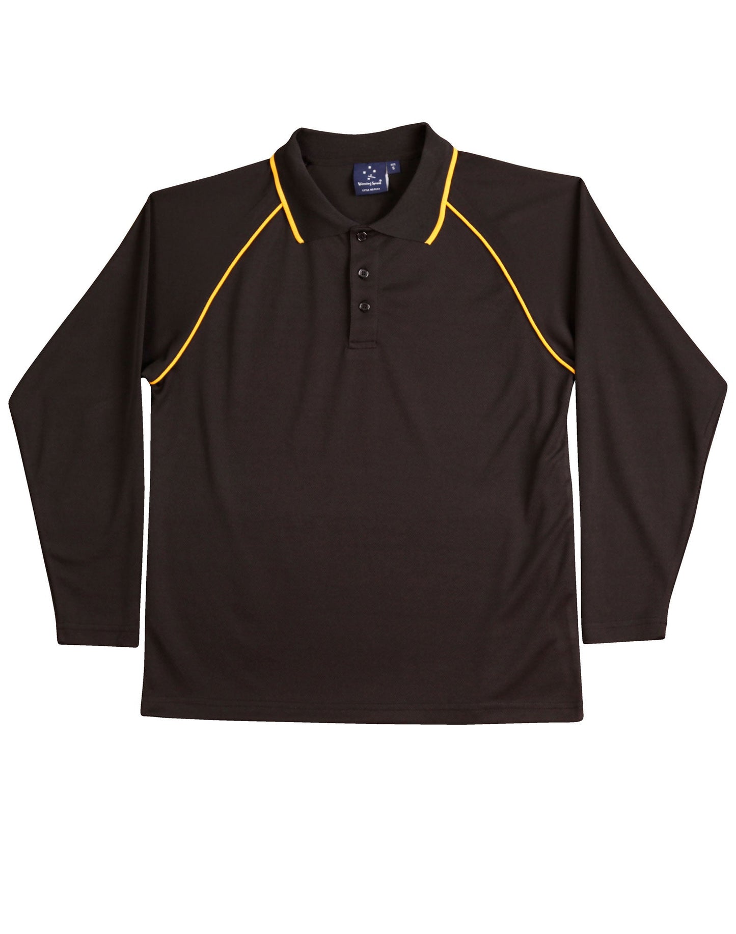 Men's cooldry raglan L/S polo - PS43