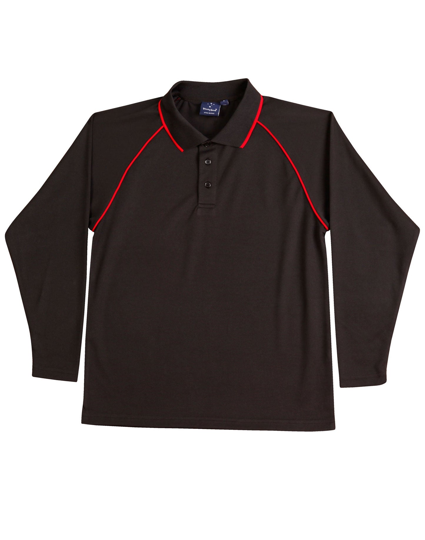 Men's cooldry raglan L/S polo - PS43