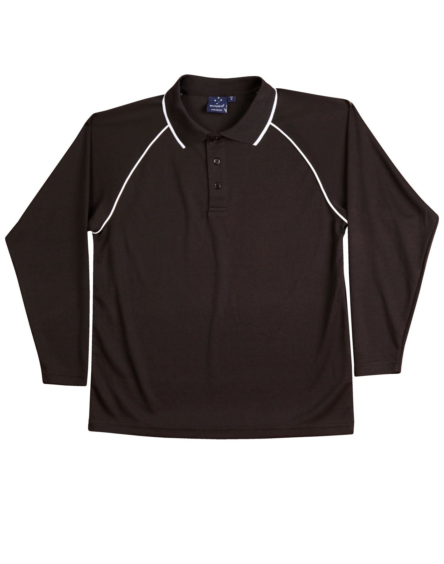 Men's cooldry raglan L/S polo - PS43