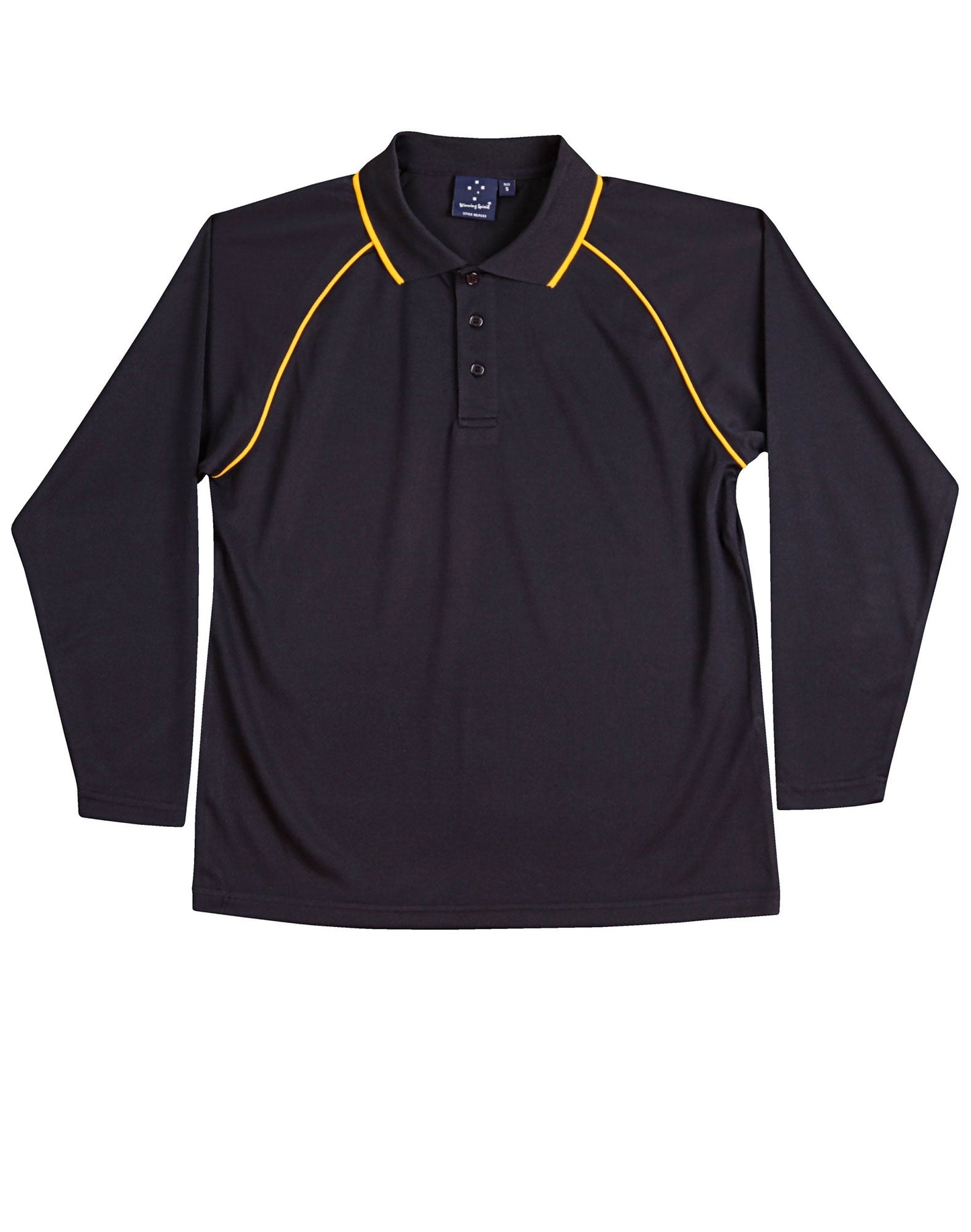 Men's cooldry raglan L/S polo - PS43