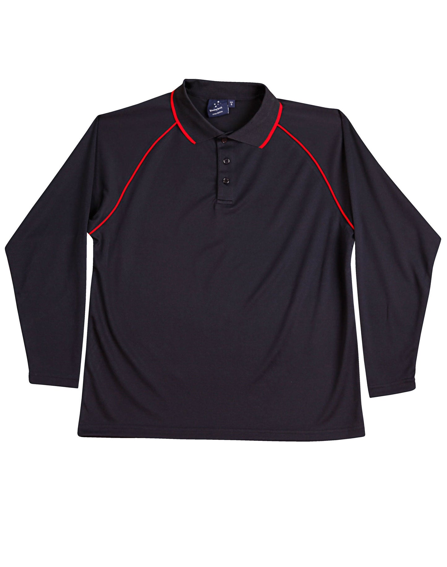 Men's cooldry raglan L/S polo - PS43