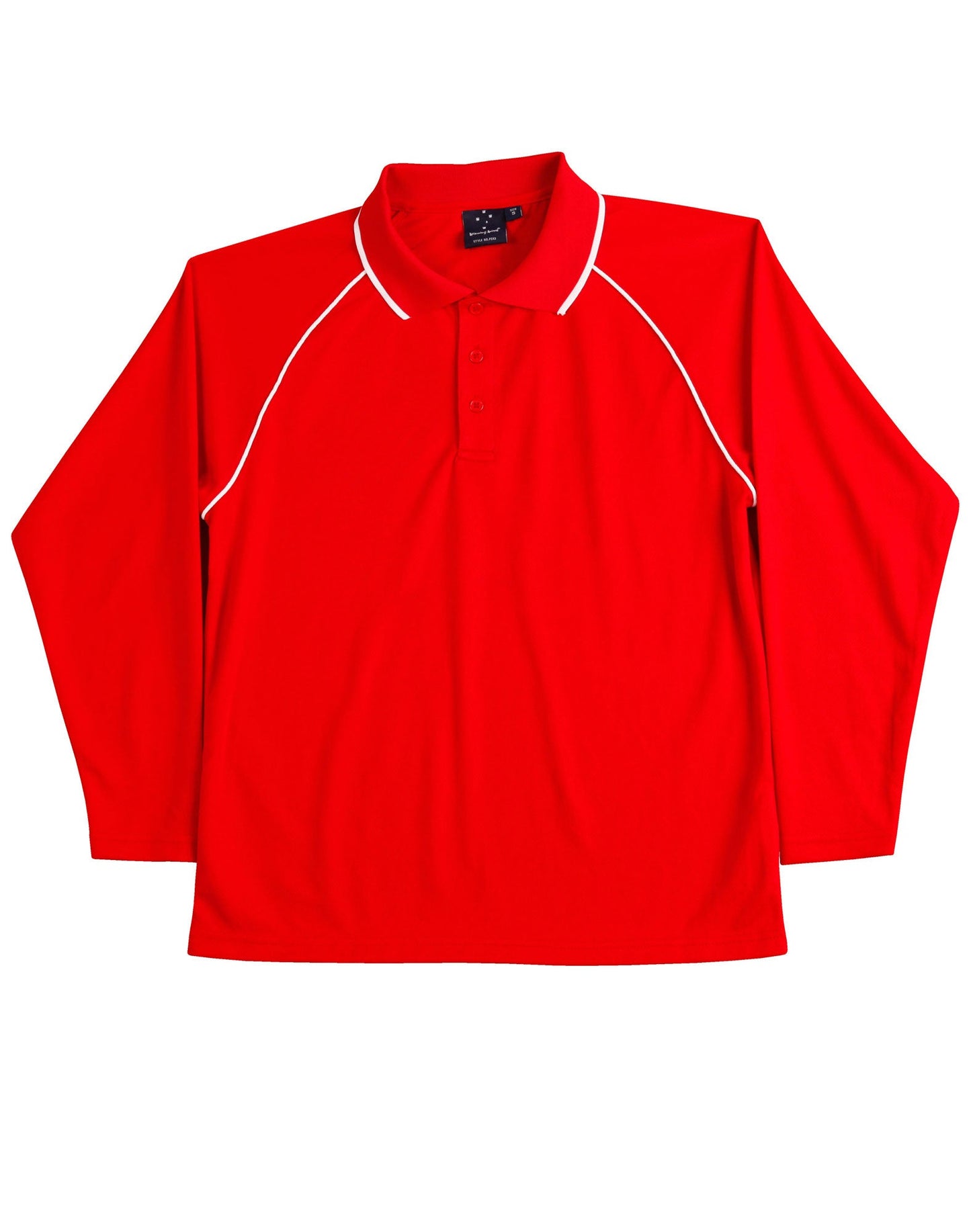 Men's cooldry raglan L/S polo - PS43
