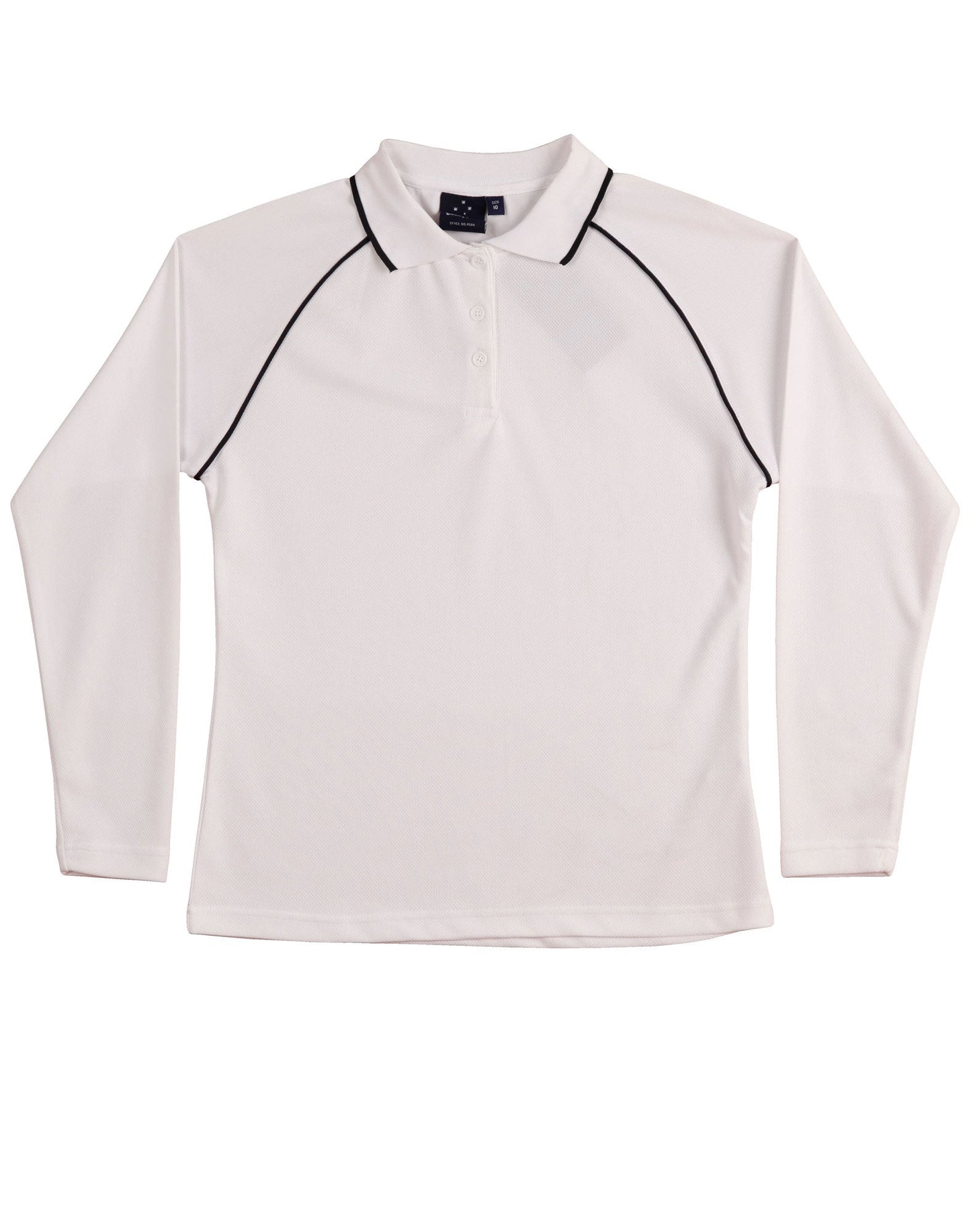 Ladies' cooldry raglan L/S polo - PS44
