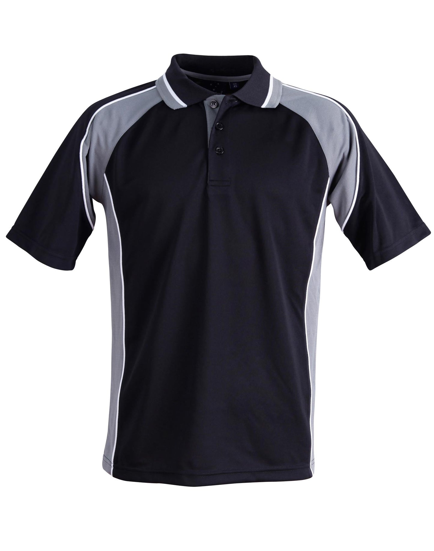 mens mini waffle coold polo - PS49
