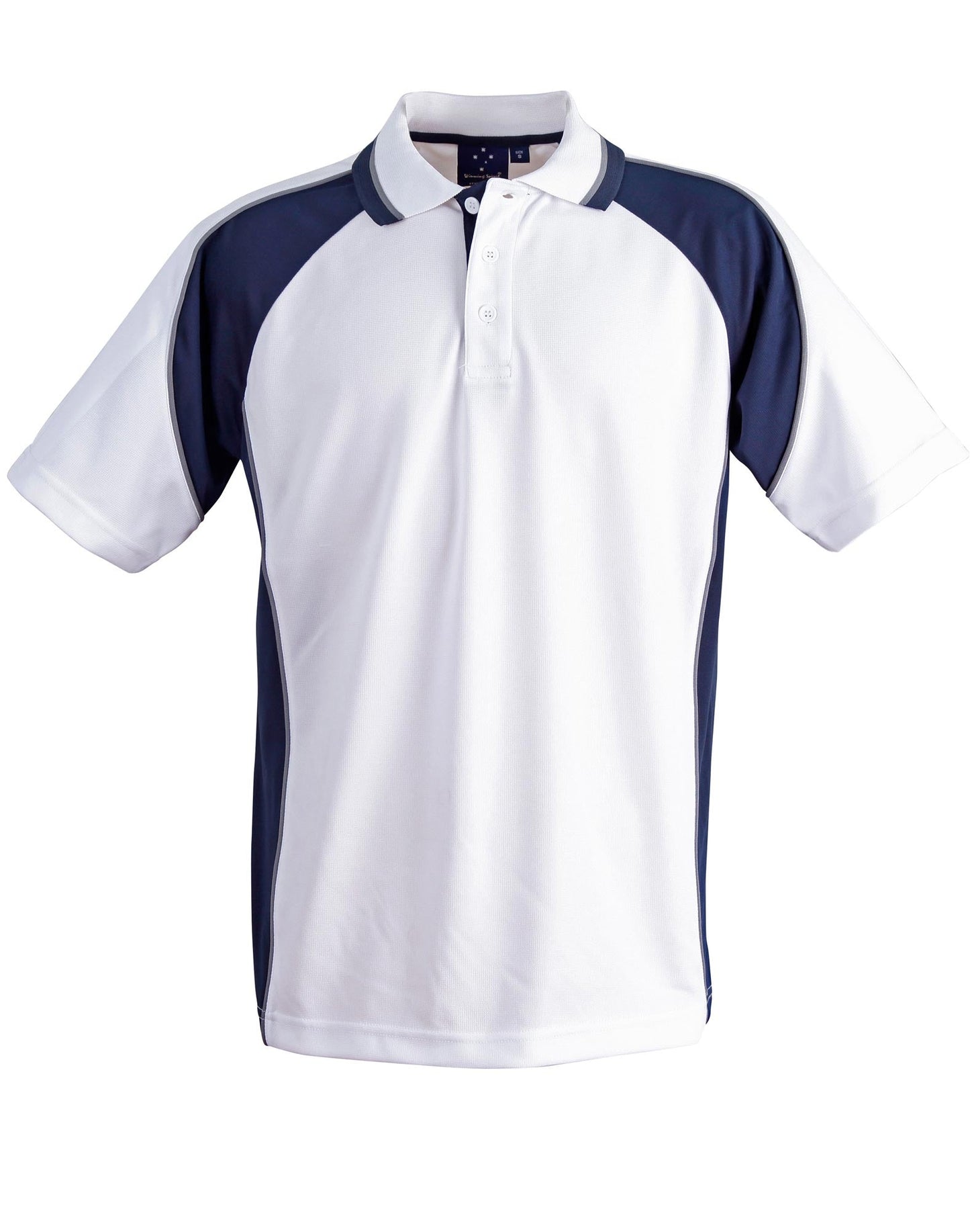 mens mini waffle coold polo - PS49