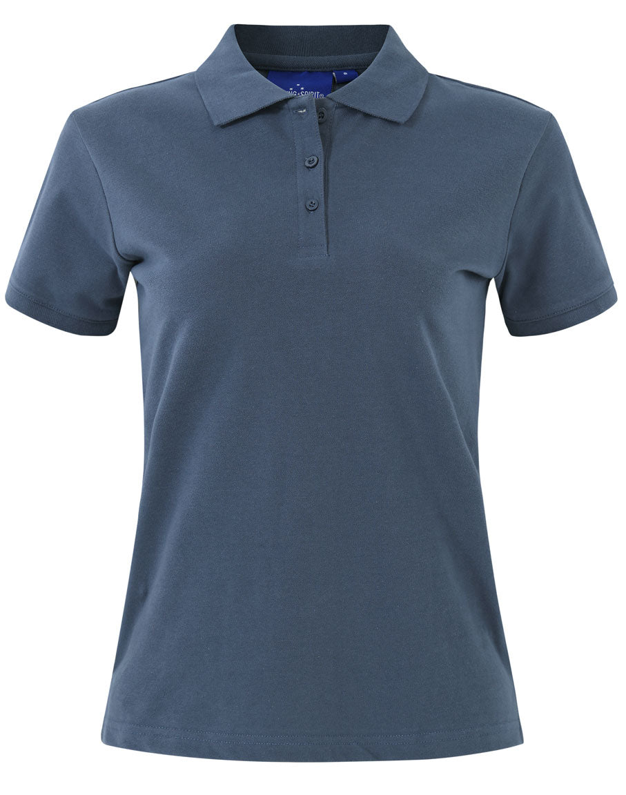 ladies cotton stretch polo - PS56