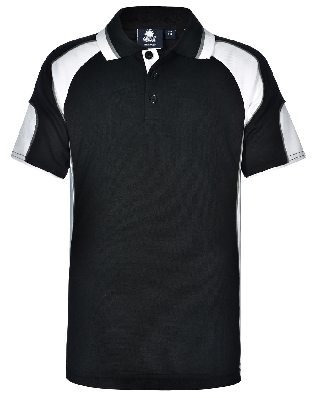 Kid's Cooldry Contrast Polo With Sleeve Panel - PS61K