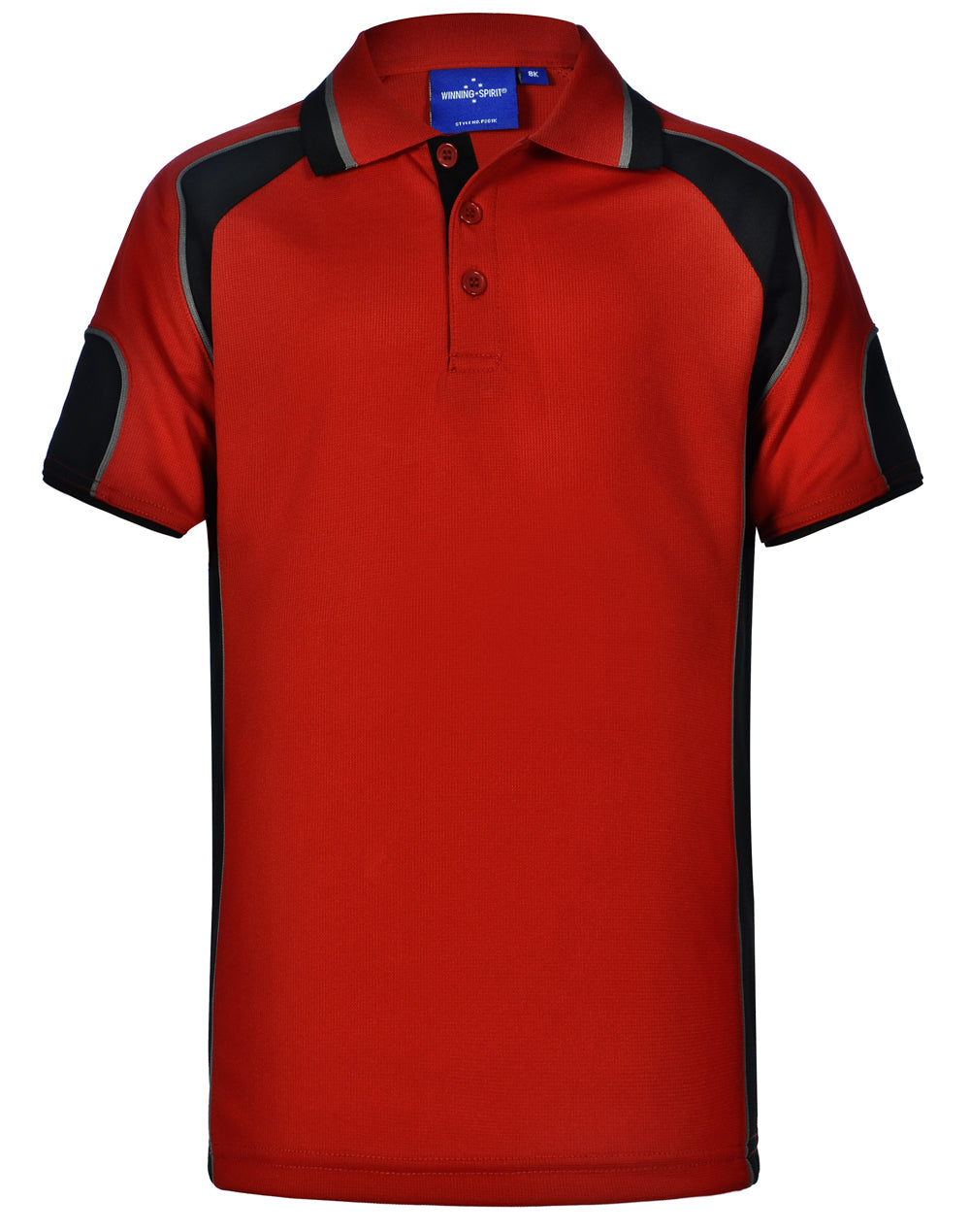 Kid's Cooldry Contrast Polo With Sleeve Panel - PS61K