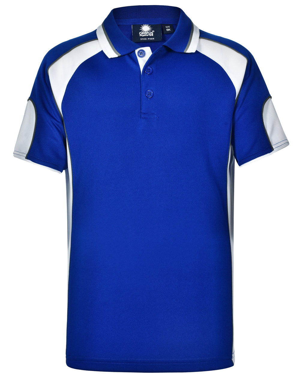 Kid's Cooldry Contrast Polo With Sleeve Panel - PS61K