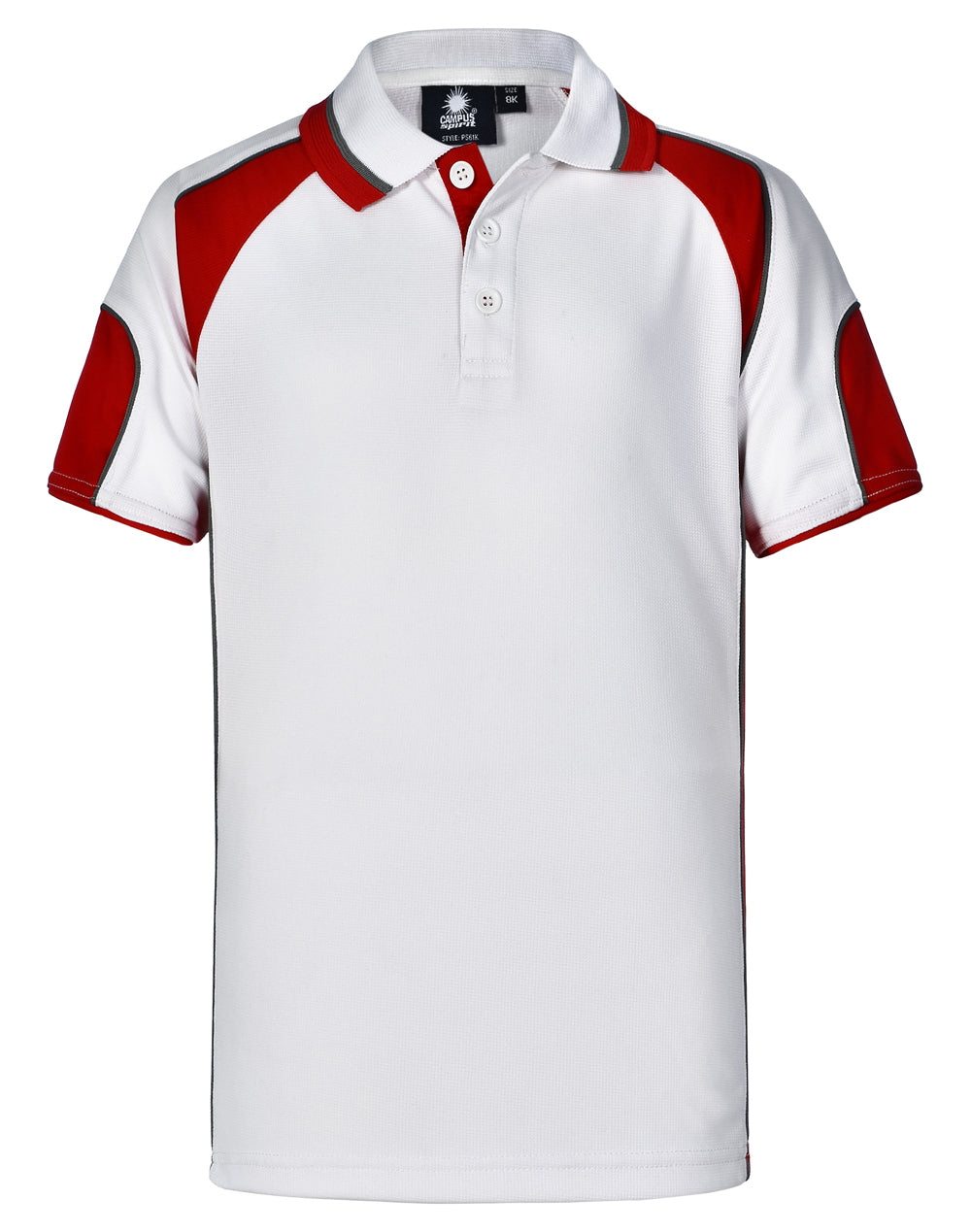 Kid's Cooldry Contrast Polo With Sleeve Panel - PS61K
