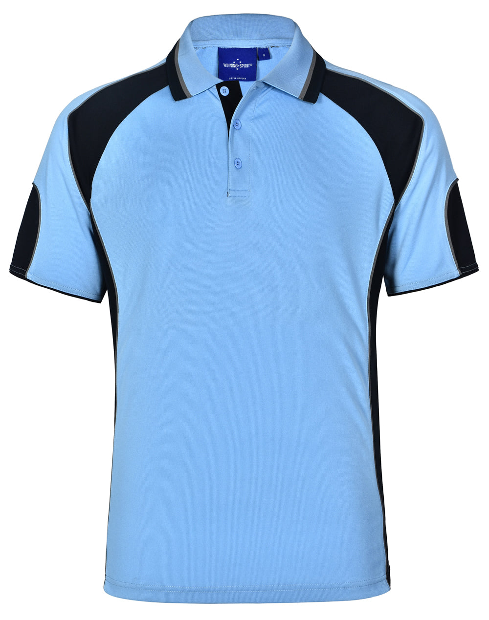 Men's Cooldry Contrast Polo With Sleeve Panel - PS61